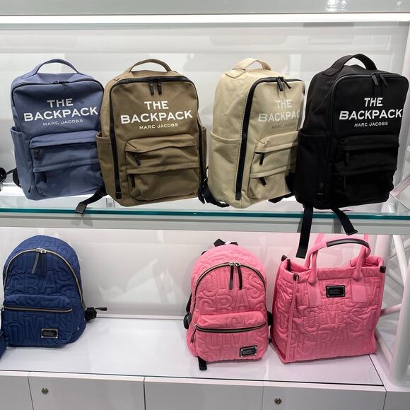 Last 2‼️Marc Jacobs Canvas Backpack H301M06SP21 & Receipt - Picture 9 of 16